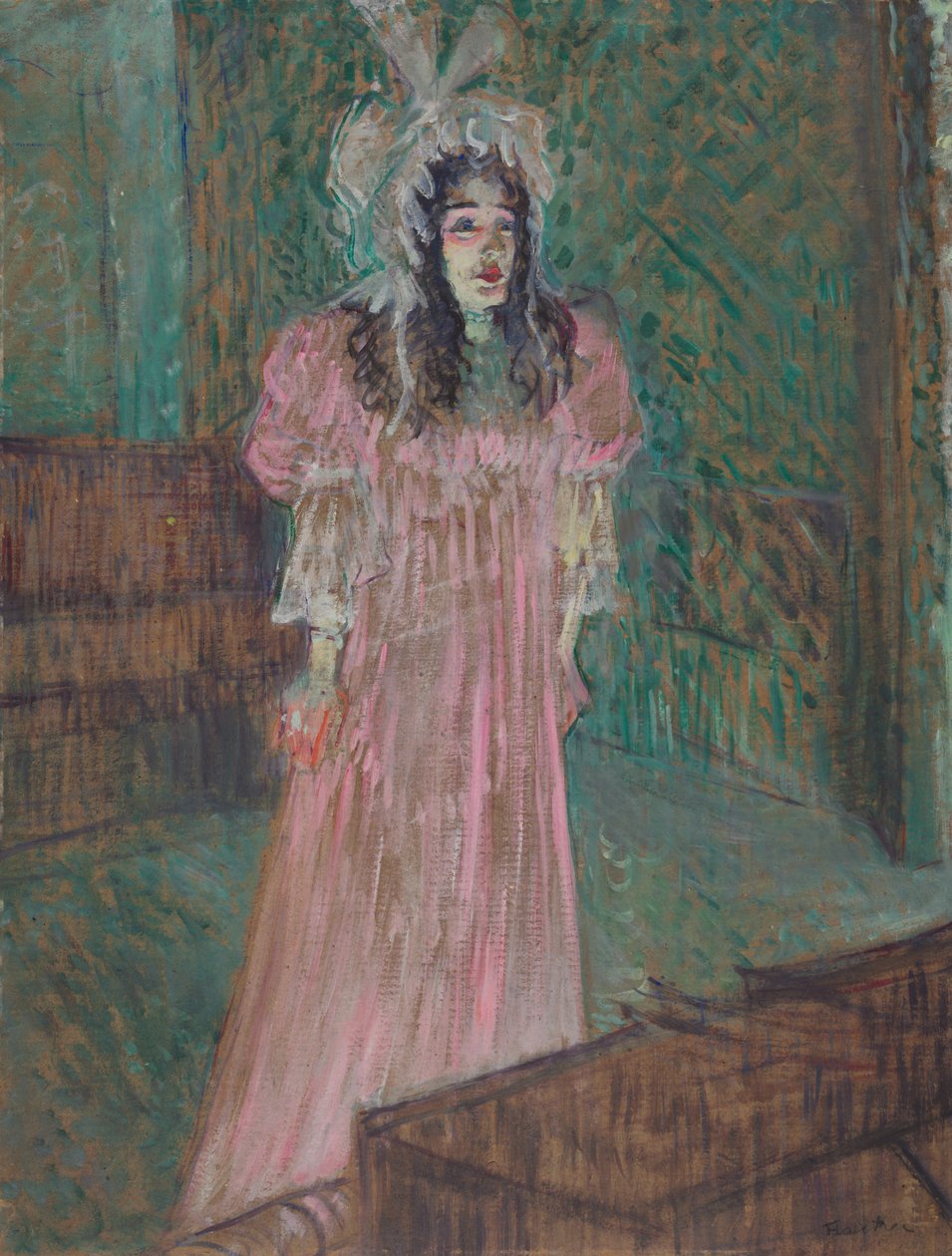 1895年，贝尔福（May Belfort）。 作者 亨利·德·图卢兹·劳特雷克