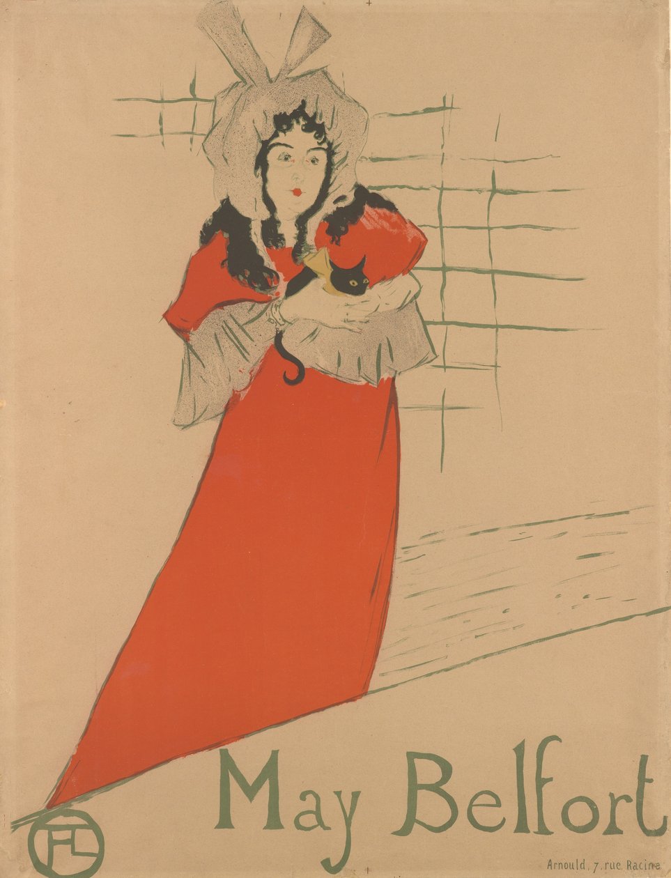 五月贝尔福特，1895.，1895.。 作者 亨利·德·图卢兹·劳特雷克