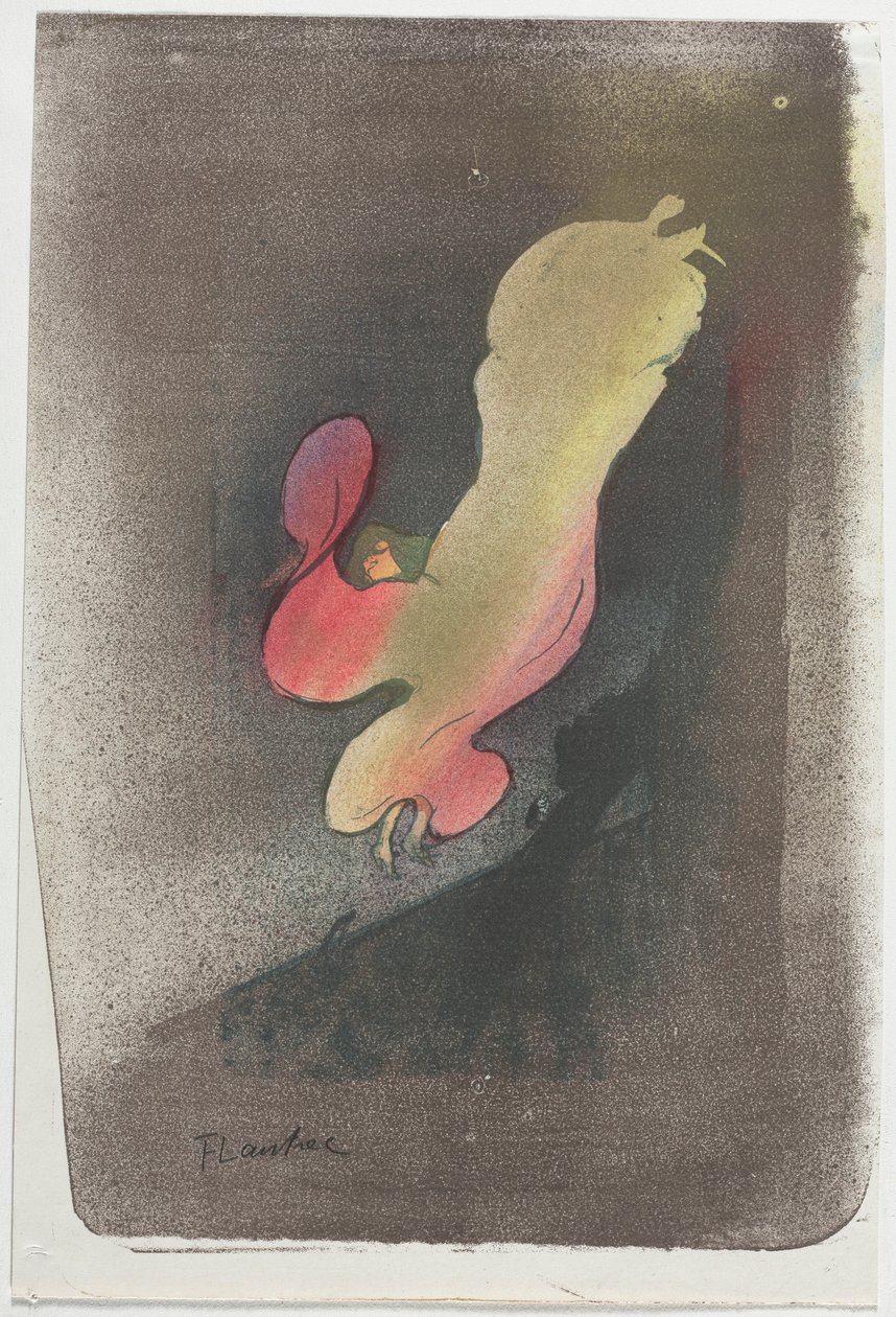 勒·富勒小姐（1893年）。 作者 亨利·德·图卢兹·劳特雷克