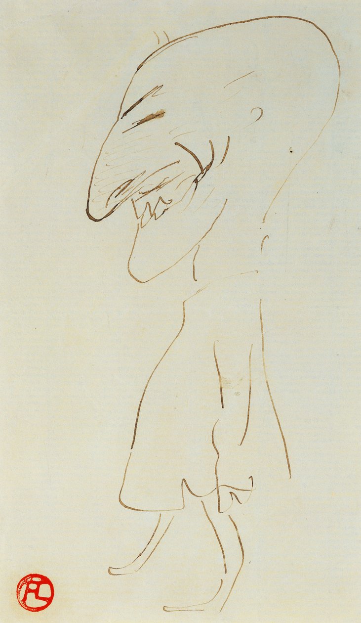 Paul Viaud先生，约1899年 作者 亨利·德·图卢兹·劳特雷克
