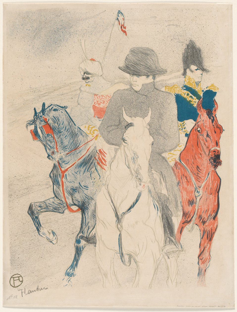 拿破仑，1895年。 作者 亨利·德·图卢兹·劳特雷克
