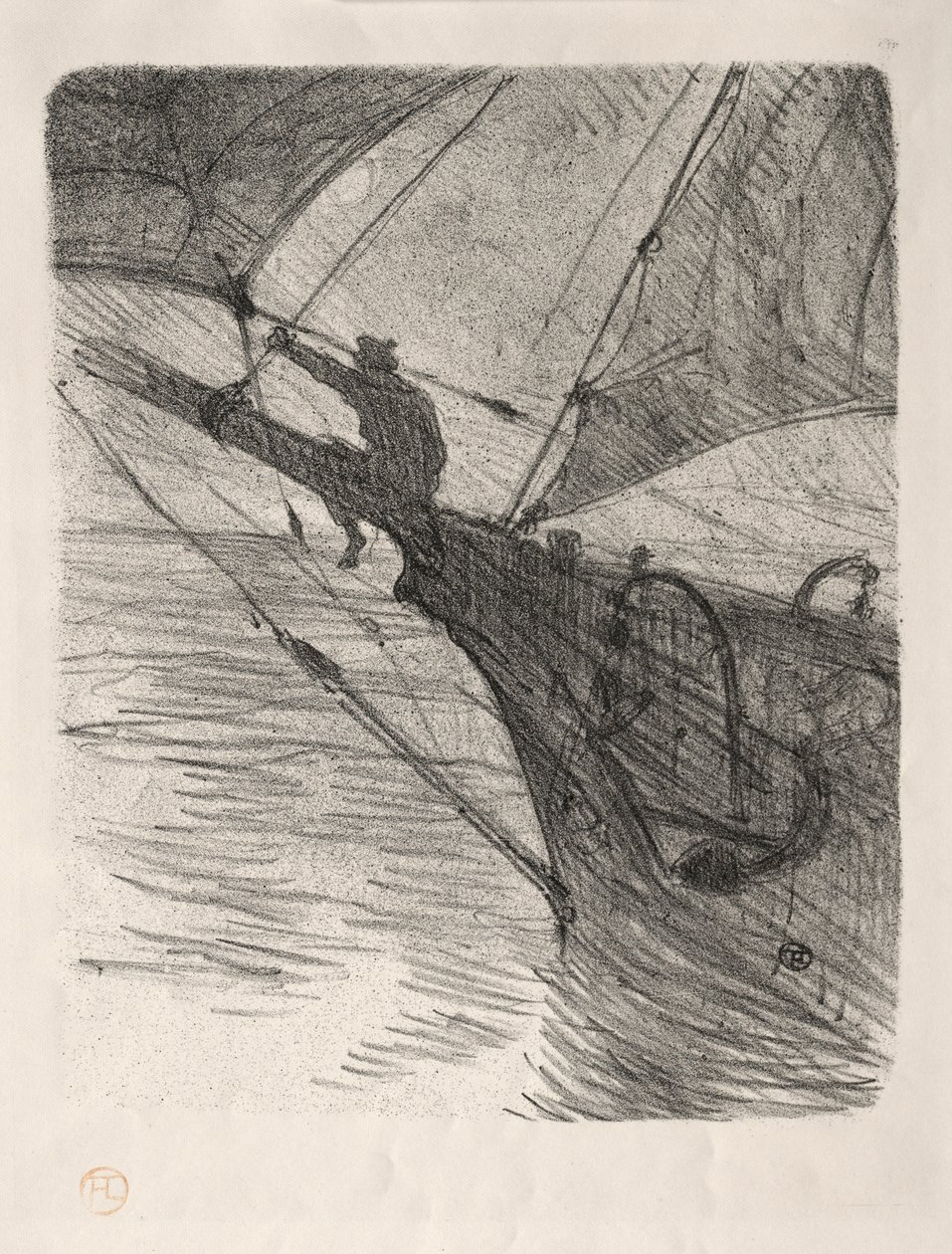 大洋洲诺克斯（Oceano Nox），1895年。 作者 亨利·德·图卢兹·劳特雷克
