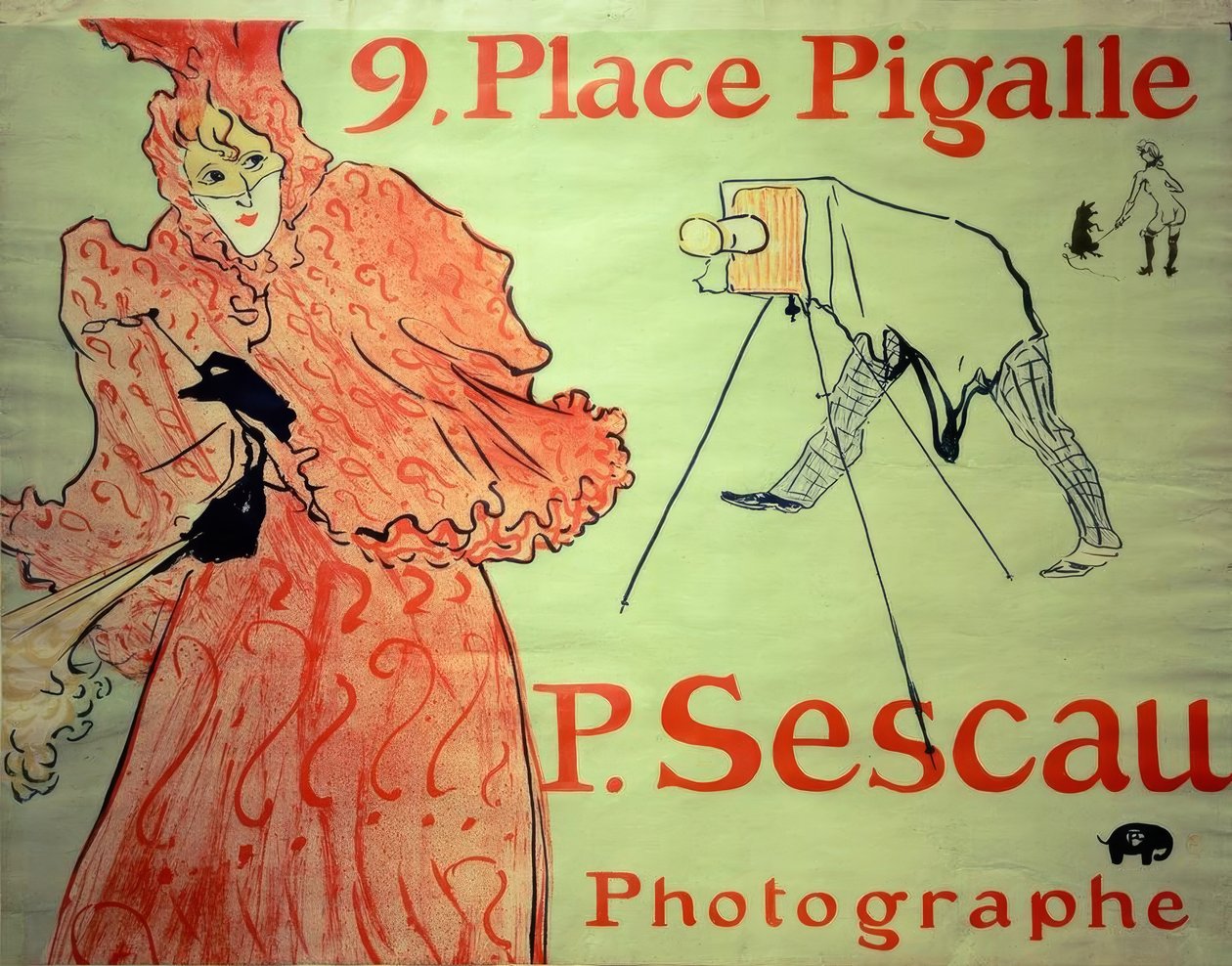 P.Sescau -摄影师 作者 亨利·德·图卢兹·劳特雷克