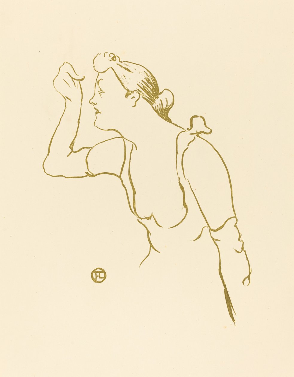 保拉-布莱比昂，1893年。 作者 亨利·德·图卢兹·劳特雷克