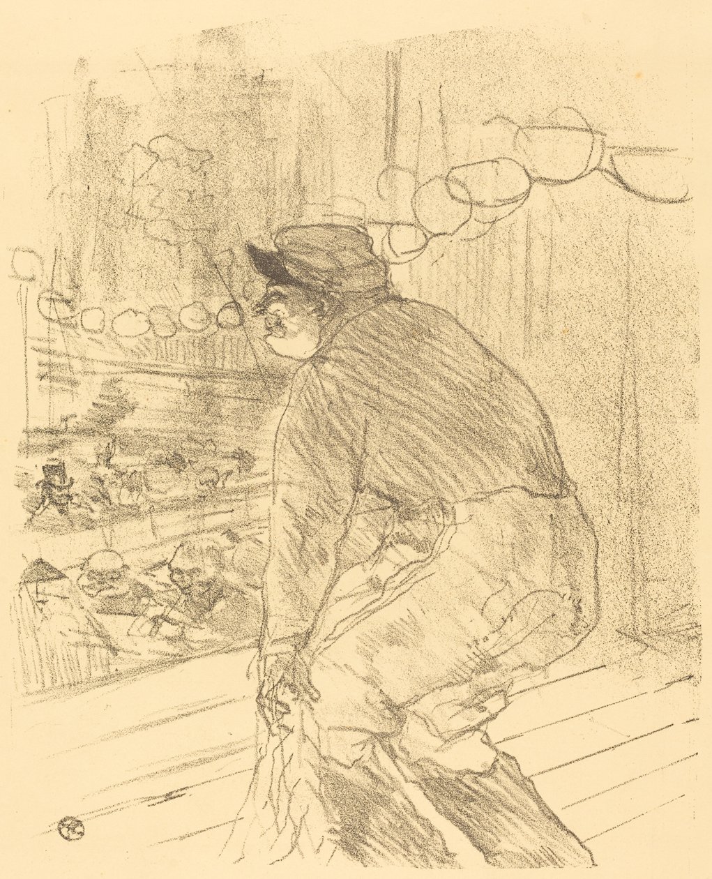 波林，1896年。 作者 亨利·德·图卢兹·劳特雷克