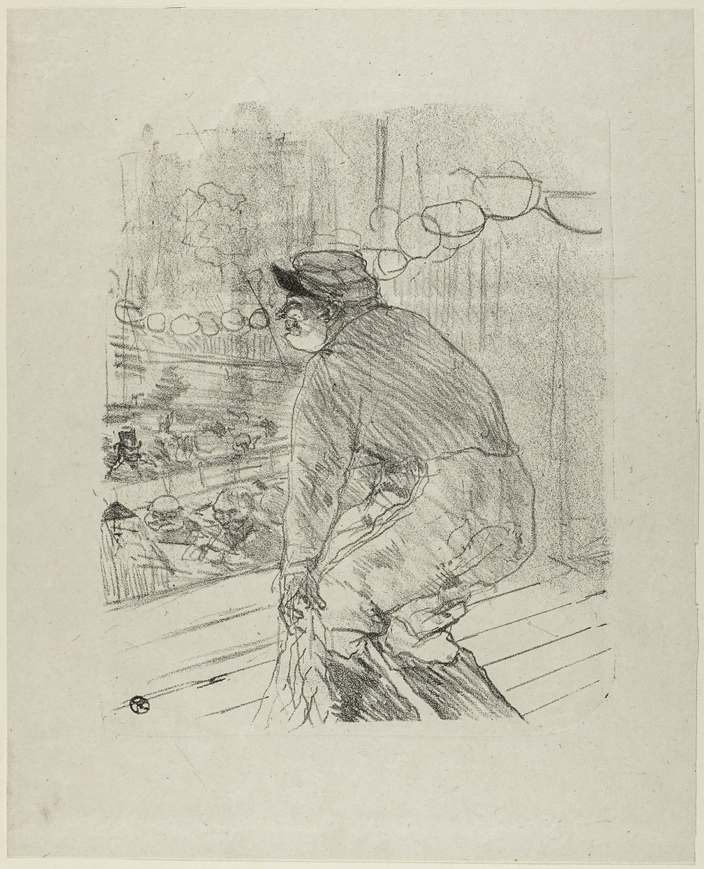 波林，来自 Treize Lithographies 作者 亨利·德·图卢兹·劳特雷克