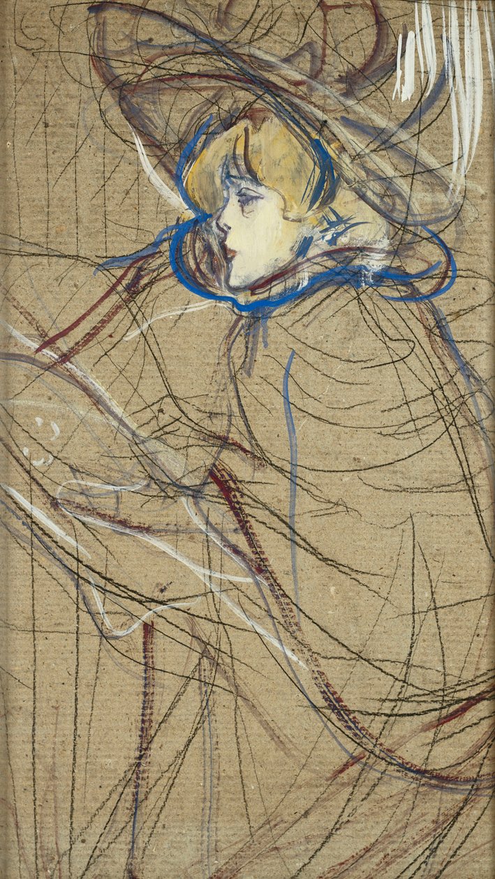 女人的简介：简·艾薇儿；女人的档案：简·艾薇儿，1893年 作者 亨利·德·图卢兹·劳特雷克