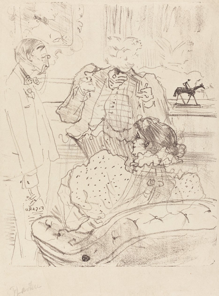 Rosmersholm, Le Gage, 1898. 作者 亨利·德·图卢兹·劳特雷克
