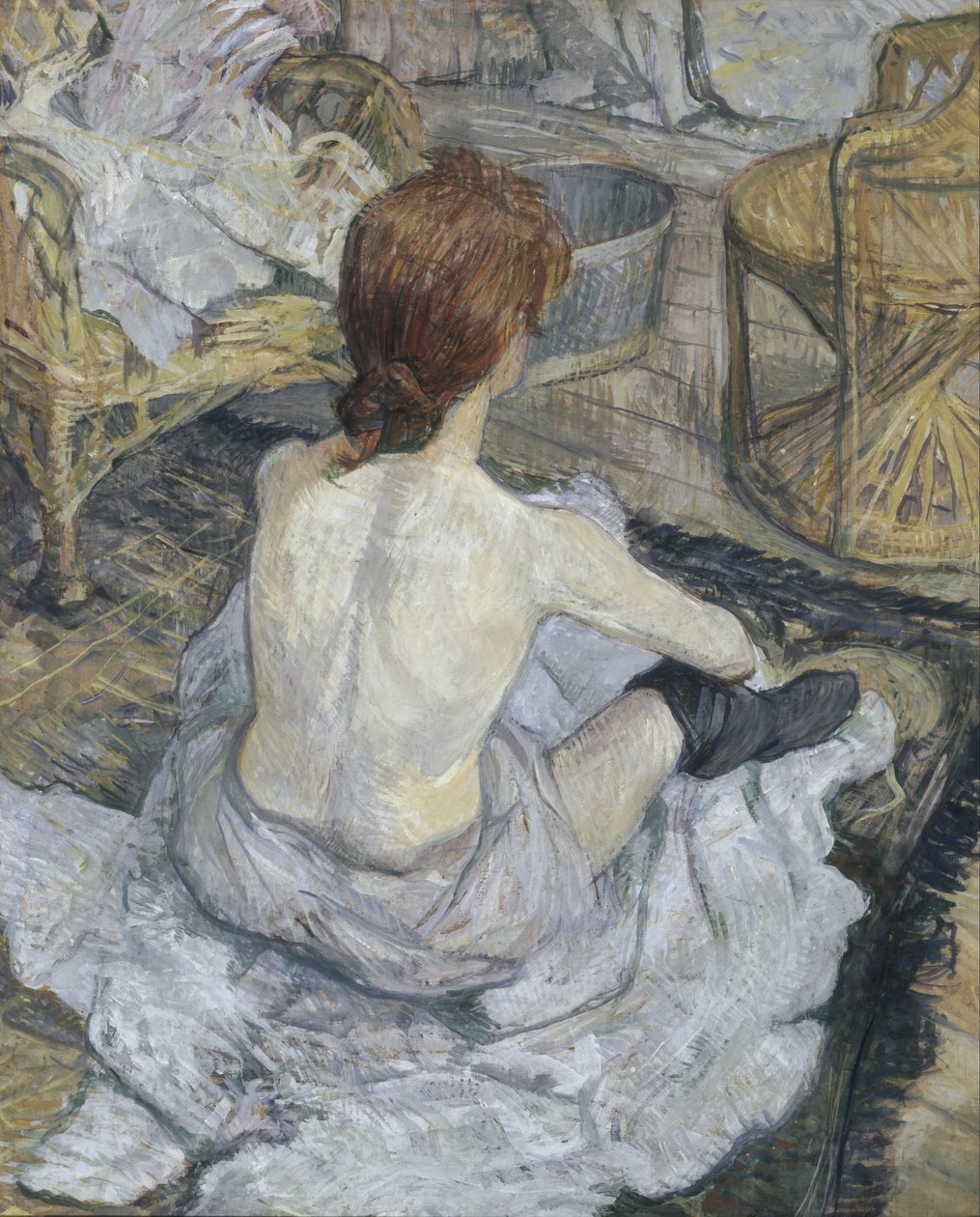 Rousse La Toilette，1889年 作者 亨利·德·图卢兹·劳特雷克