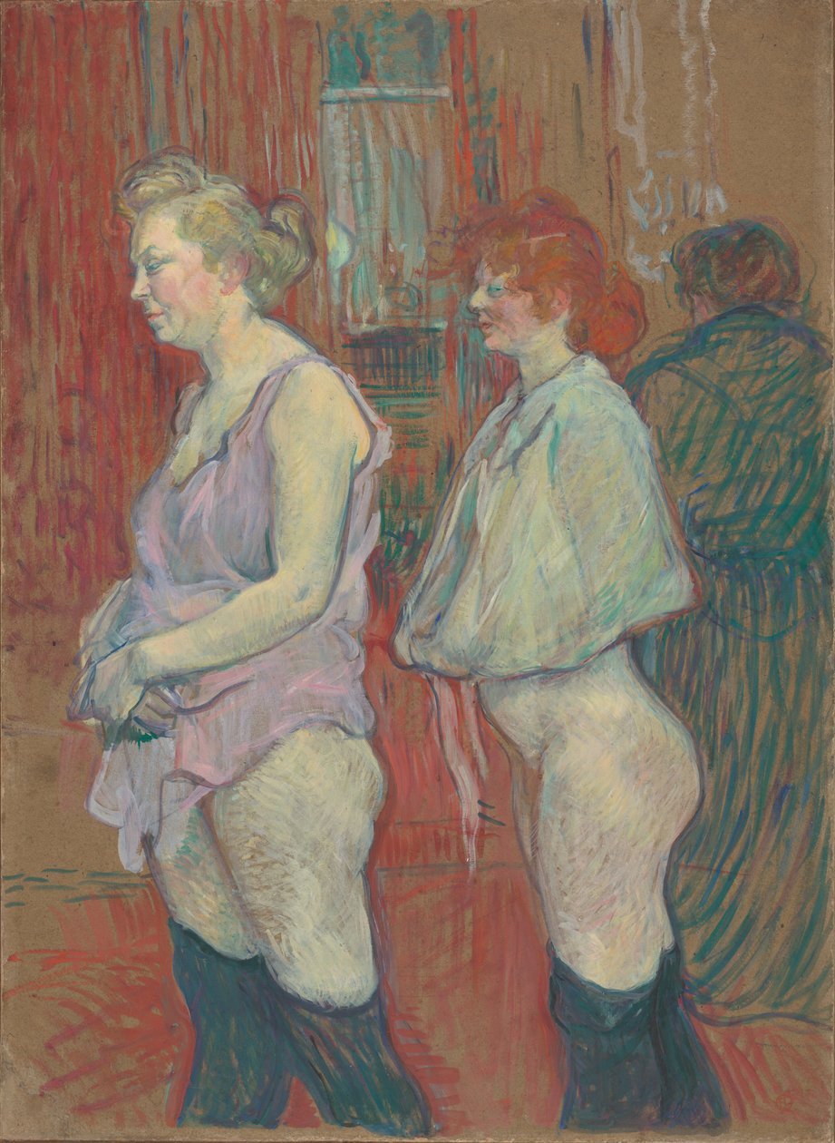 穆兰街，1894年，1894年。 作者 亨利·德·图卢兹·劳特雷克