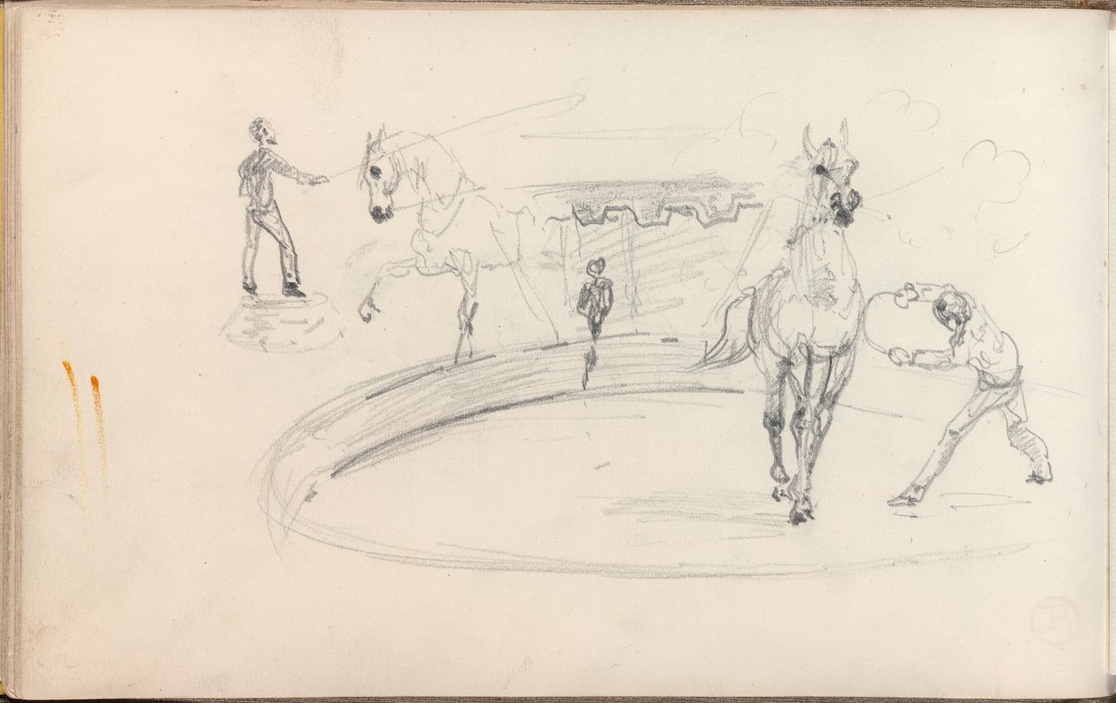 素描本，1880 年 作者 亨利·德·图卢兹·劳特雷克