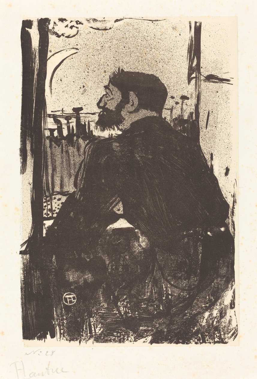 无眠之夜 Nuit blanche, 1893年。 作者 亨利·德·图卢兹·劳特雷克