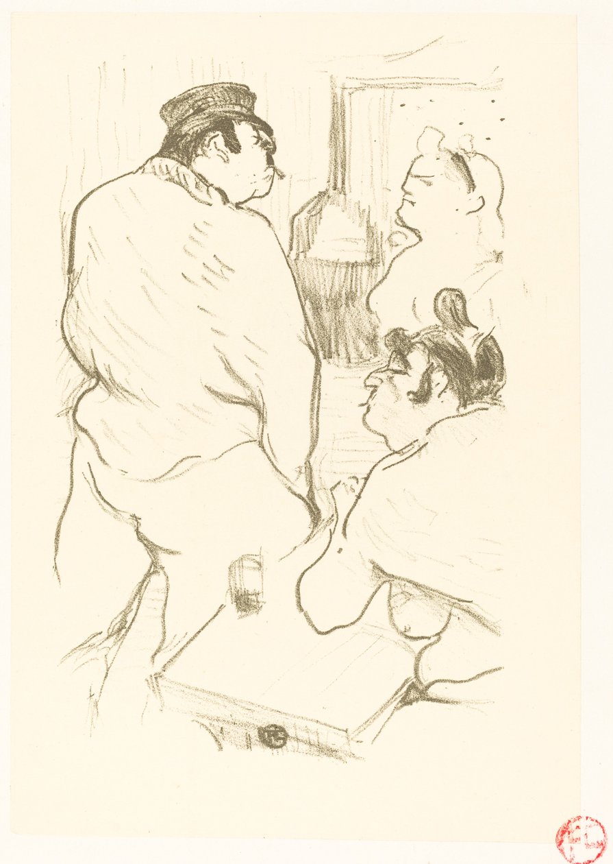 格勒内尔的恐怖 格勒内尔的恐怖，1894年。 作者 亨利·德·图卢兹·劳特雷克