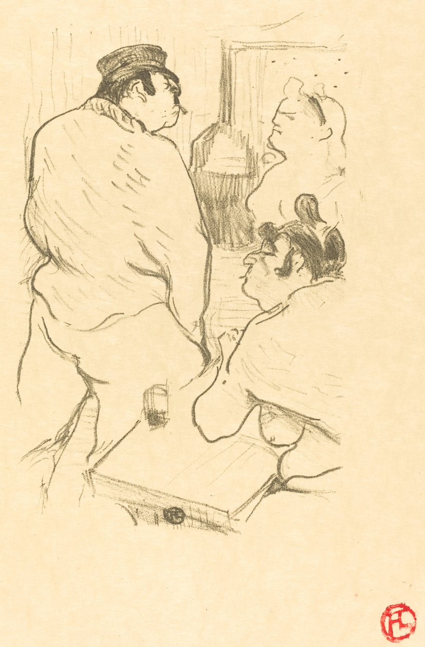 格勒内尔的恐怖 格勒内尔的恐怖，1894年。 作者 亨利·德·图卢兹·劳特雷克