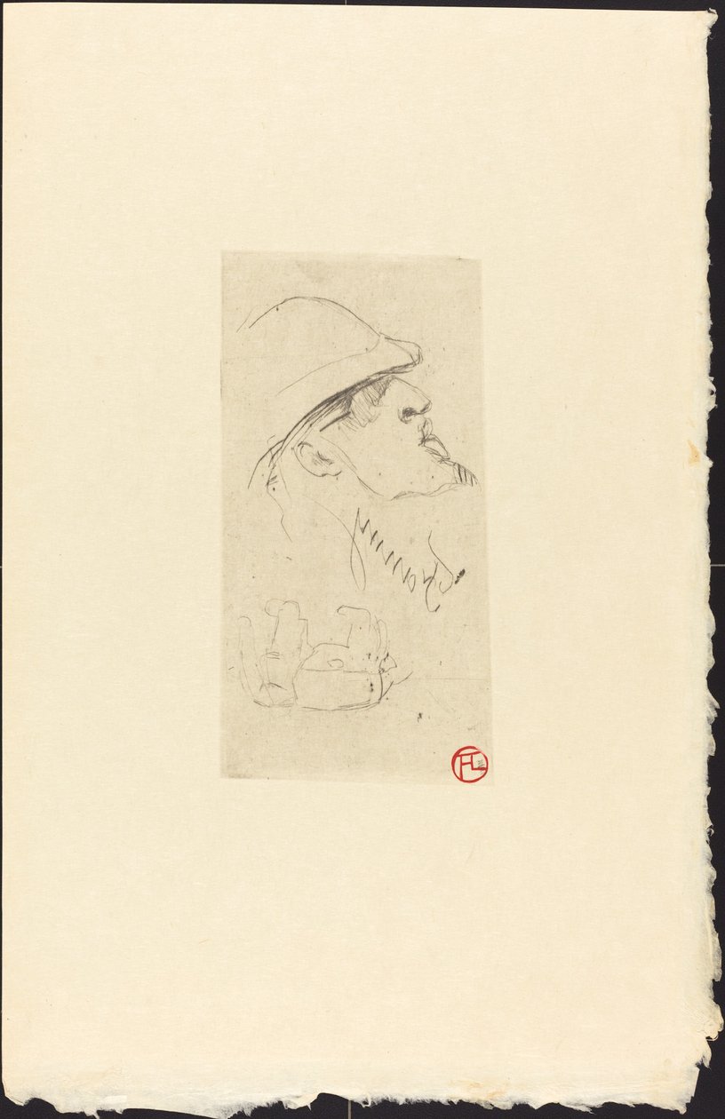 探险家布列特子爵 探险家布列特子爵（L.J. Vicomte de Brettes），1898年。 作者 亨利·德·图卢兹·劳特雷克