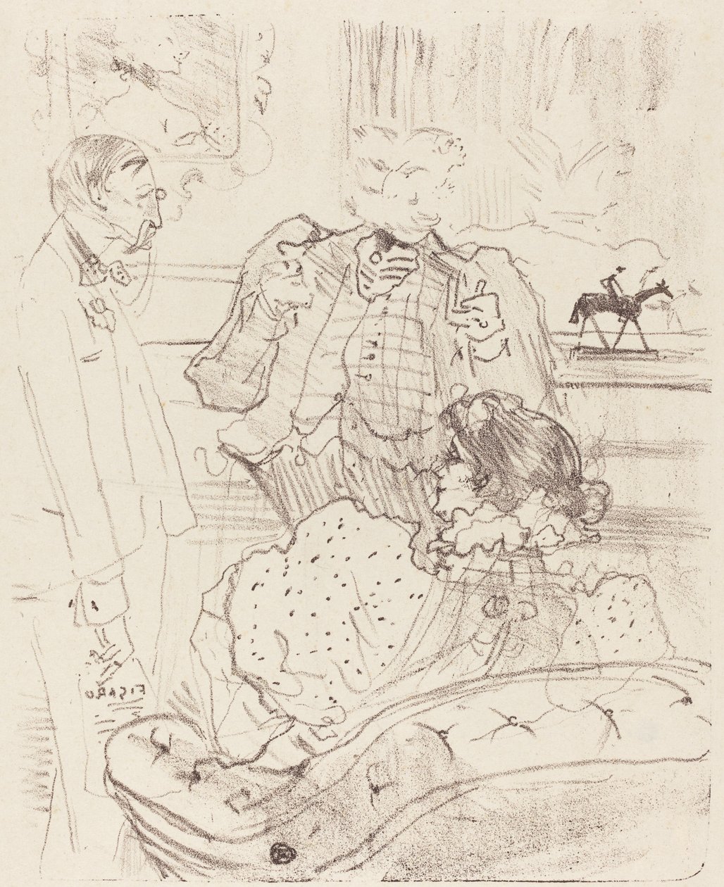 The Forfeit La gage, 1897年。 作者 亨利·德·图卢兹·劳特雷克