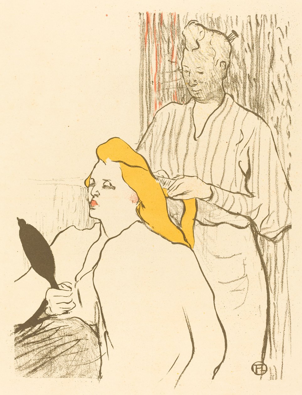 理发师》--自由剧院节目单 (Le coiffeur - Programme du Théâtre Libre) 作者 亨利·德·图卢兹·劳特雷克