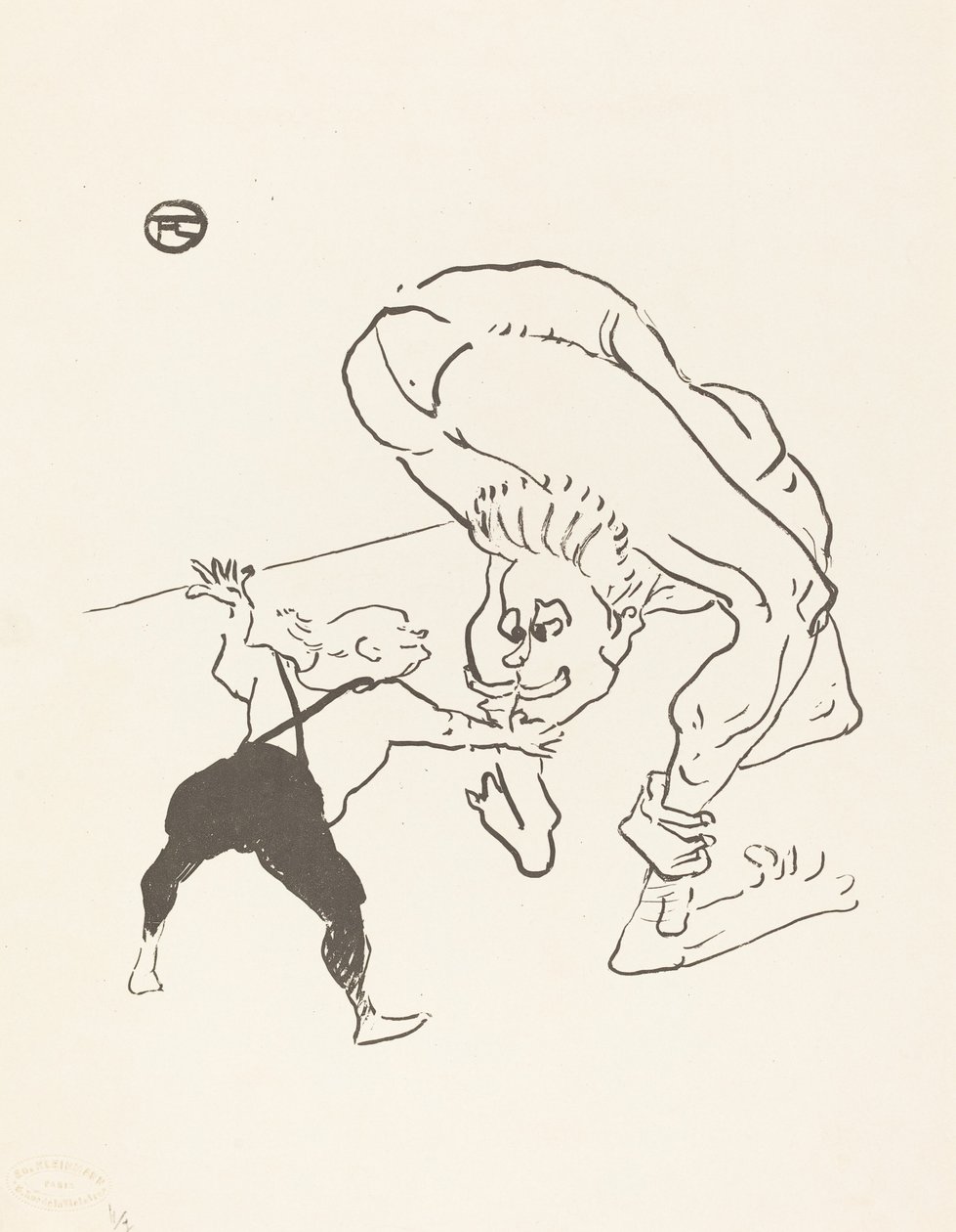 马可兄弟，1895年。 作者 亨利·德·图卢兹·劳特雷克