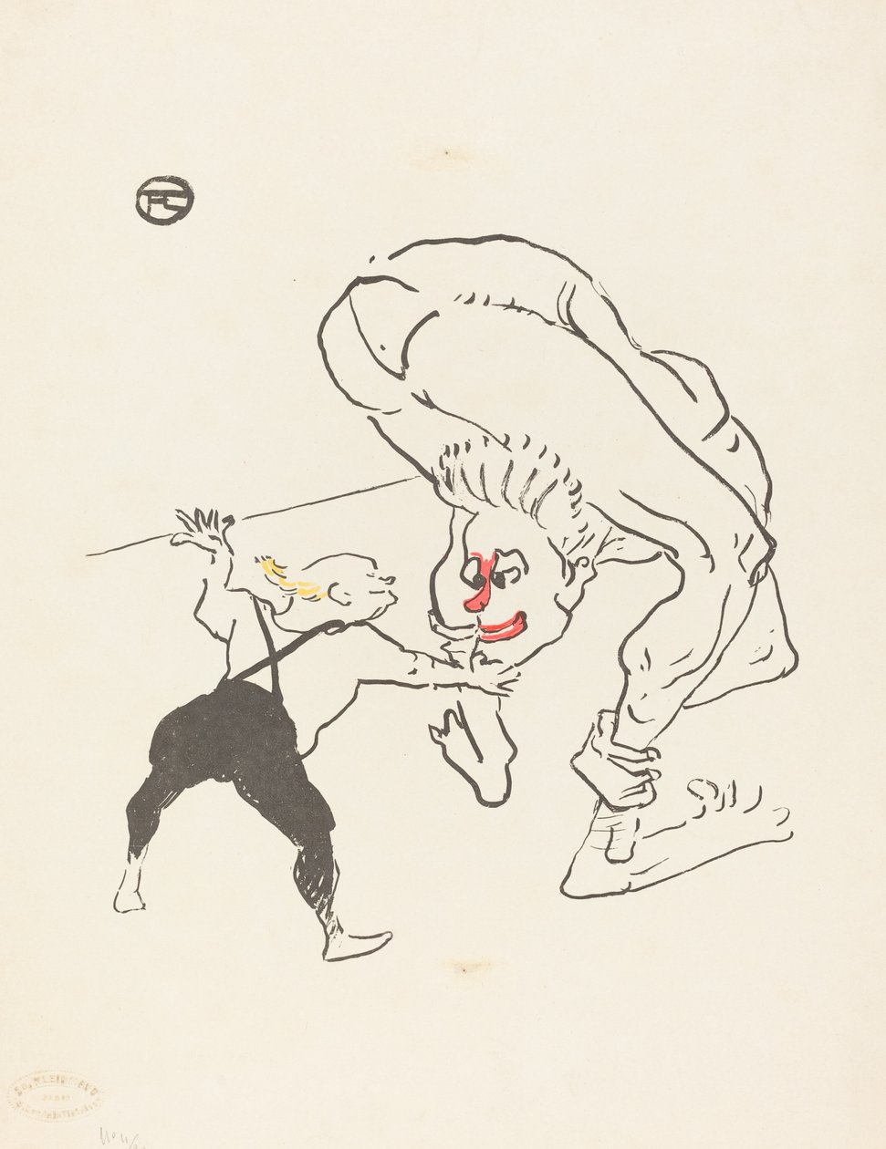 马可兄弟，1895年。 作者 亨利·德·图卢兹·劳特雷克
