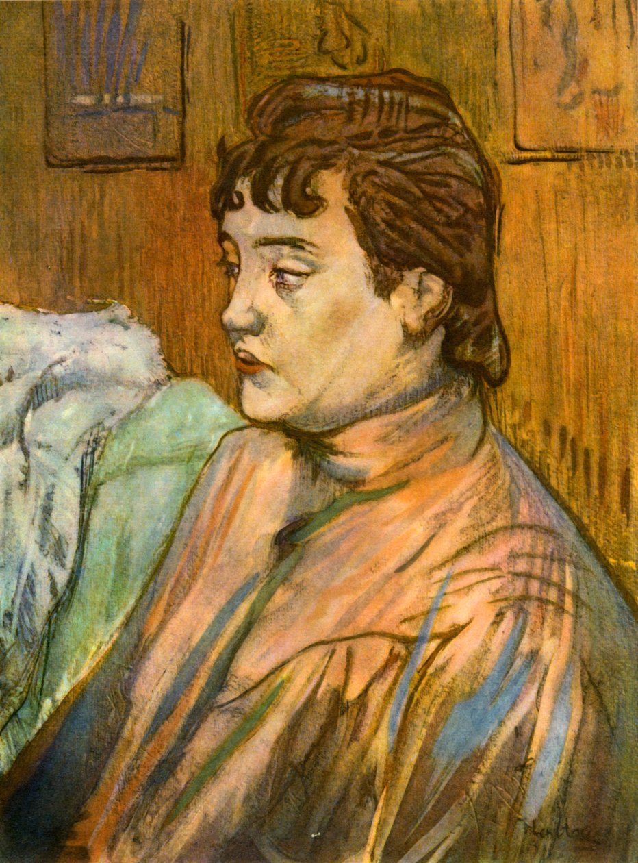 街头行者，1892-1894，1937年。 作者 亨利·德·图卢兹·劳特雷克