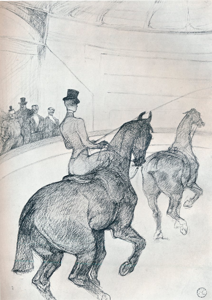 双人骑行，c1899 1934 作者 亨利·德·图卢兹·劳特雷克