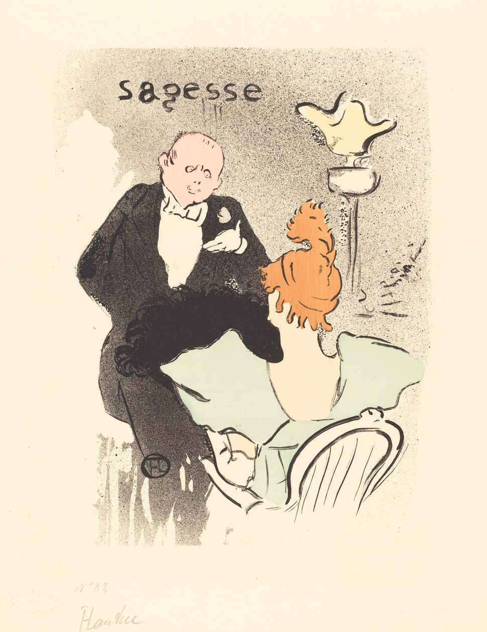 Wisdom Sagesse, 1893. 作者 亨利·德·图卢兹·劳特雷克