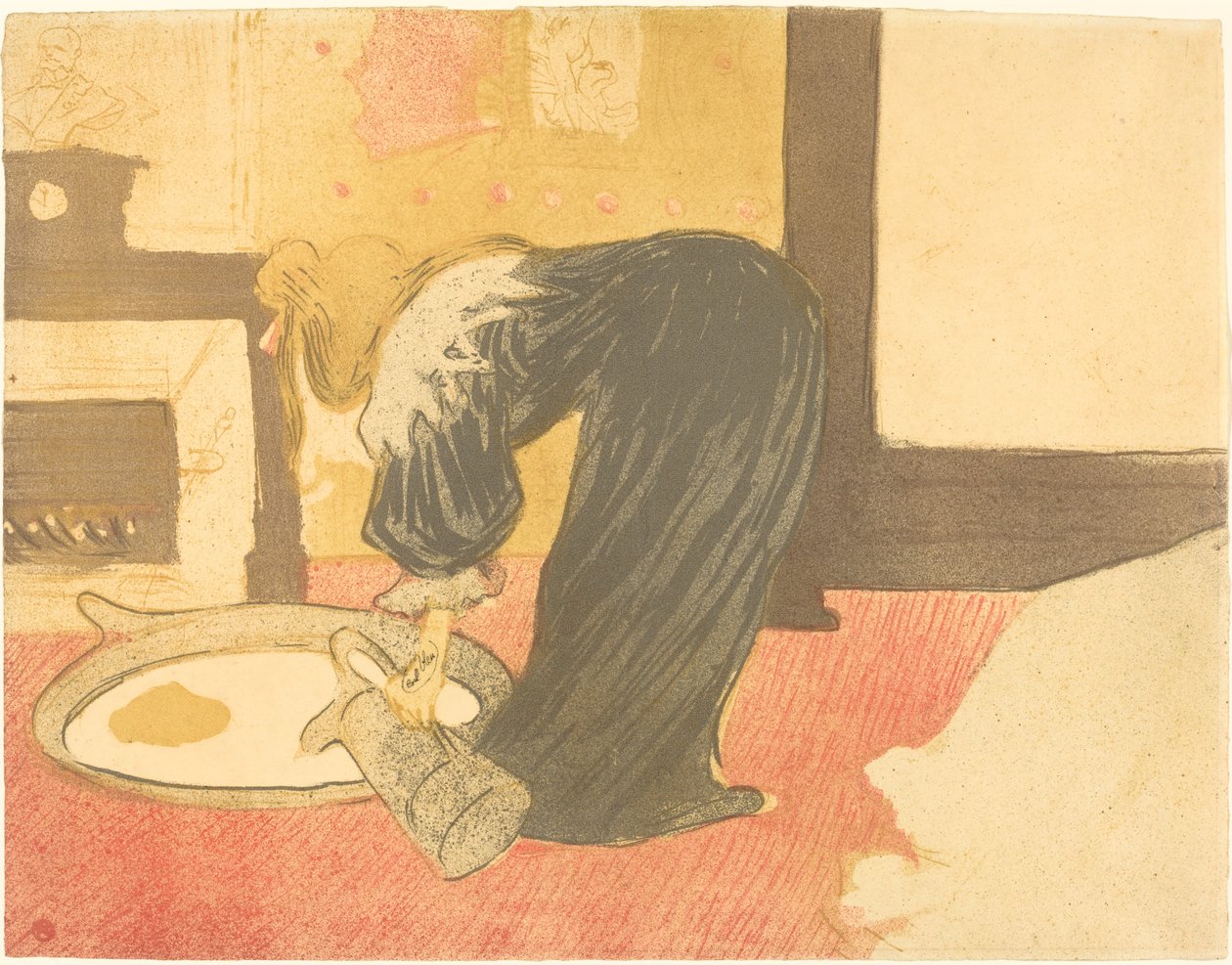 浴缸里的女人 浴缸里的女人，1896年。 作者 亨利·德·图卢兹·劳特雷克