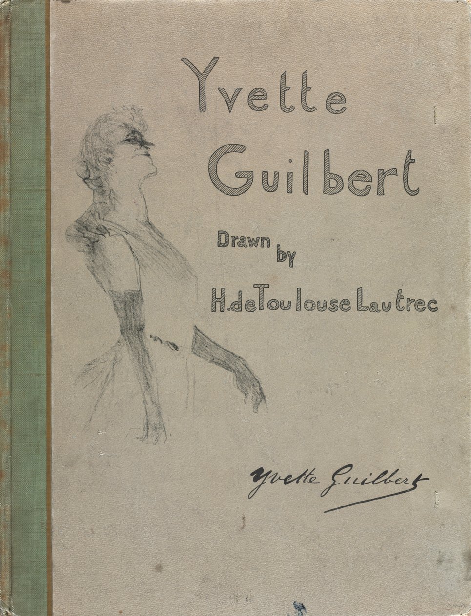 Yvette Guilbert-English 系列：  封面 作者 亨利·德·图卢兹·劳特雷克