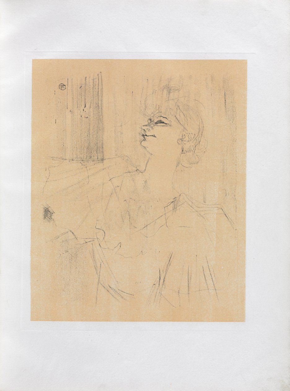 伊维特·吉尔伯特（英语：Yvette Guilbert）-英语丛书：梅尼尔蒙坦·德·布兰特（Menilmontant de Bruant），1898年。 作者 亨利·德·图卢兹·劳特雷克