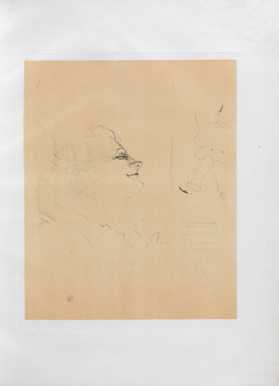 伊维特·吉尔伯特（英语：Yvette Guilbert）-英语丛书：佩西玛（Pessima），1898年。 作者 亨利·德·图卢兹·劳特雷克