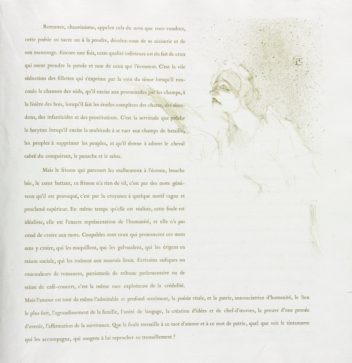 伊维特·吉尔伯特（Yvette Guilbert-French）系列：1894年第12期。 作者 亨利·德·图卢兹·劳特雷克