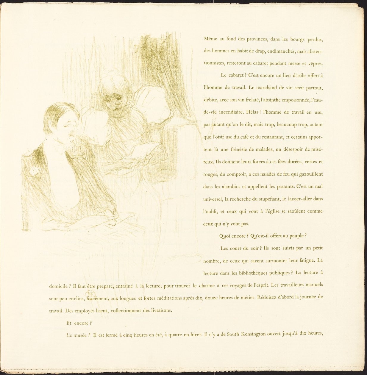伊维特-吉尔伯特，1894年。 作者 亨利·德·图卢兹·劳特雷克