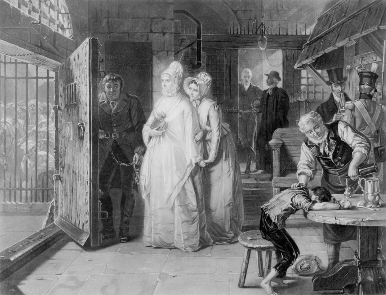 弗莱夫人1893年访问纽盖特监狱 作者 亨丽埃塔·玛丽·沃德