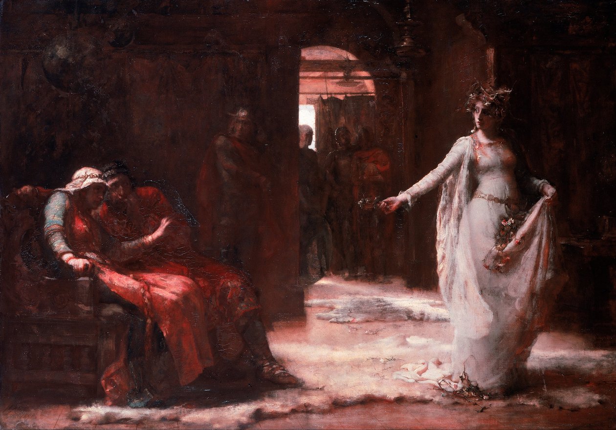 奥菲利亚（Ophelia），1890年 作者 亨丽埃塔·雷伊