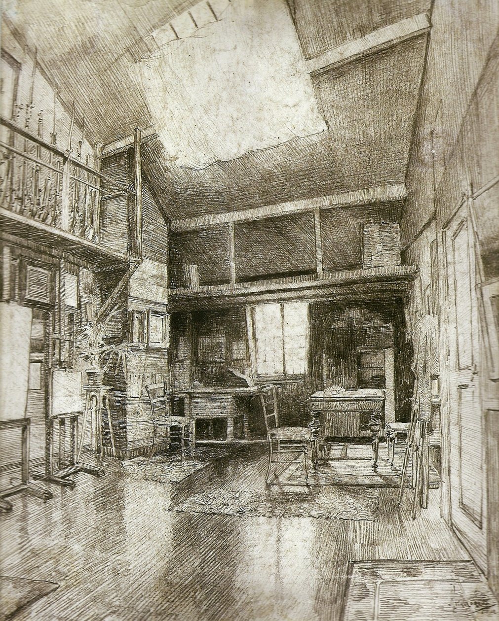Boitsfort的艺术家工作室 作者 恩里克·阿尔维姆·科雷亚（Henrique Alvim Correa）