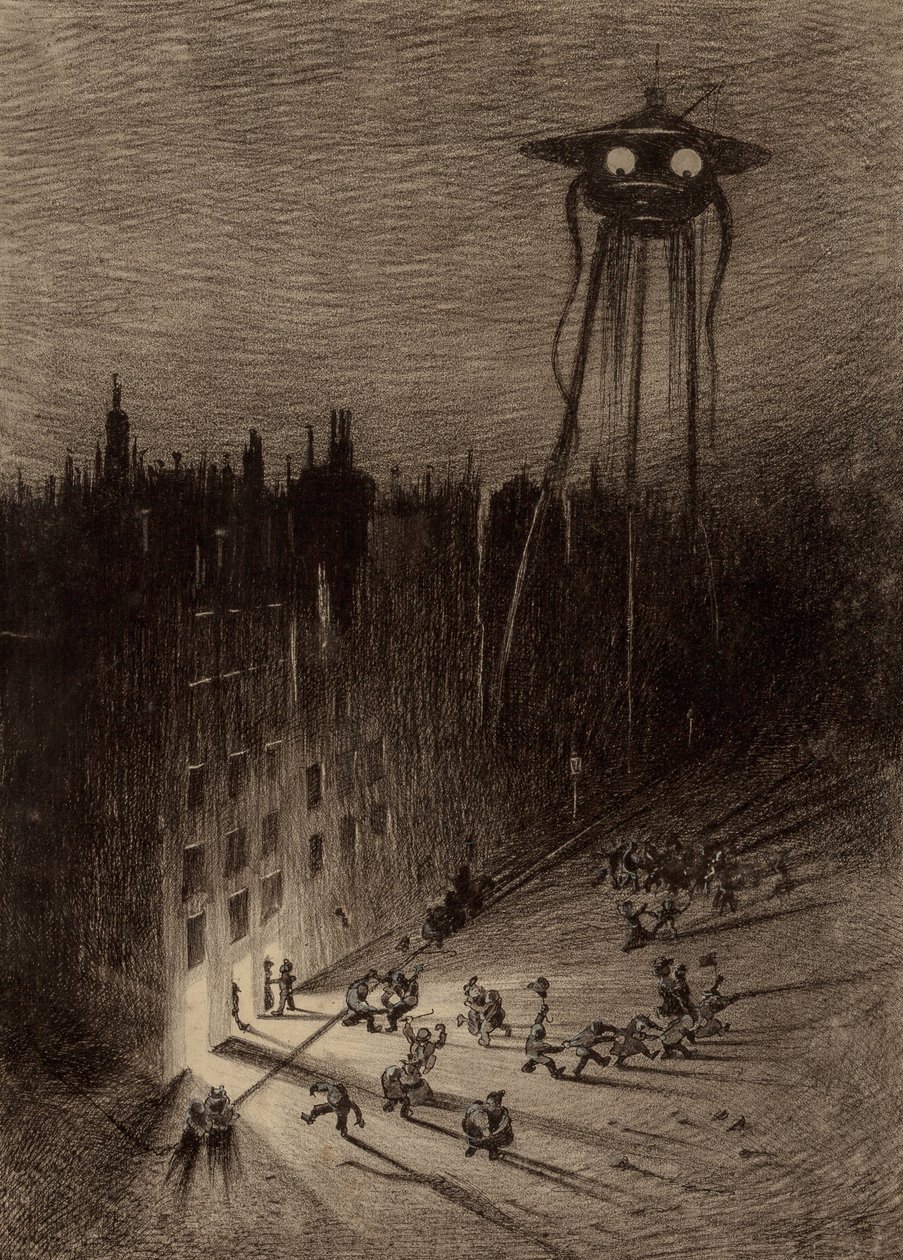火星人观看醉酒人群 作者 恩里克·阿尔维姆·科雷亚（Henrique Alvim Correa）