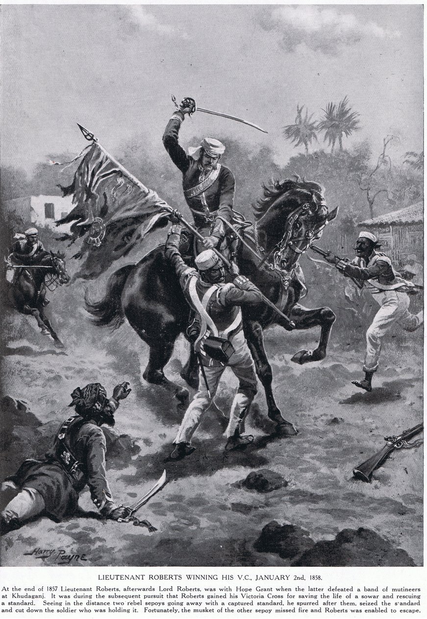 Lt Roberts在1858年1月赢得了他的VC 作者 亨利·佩恩
