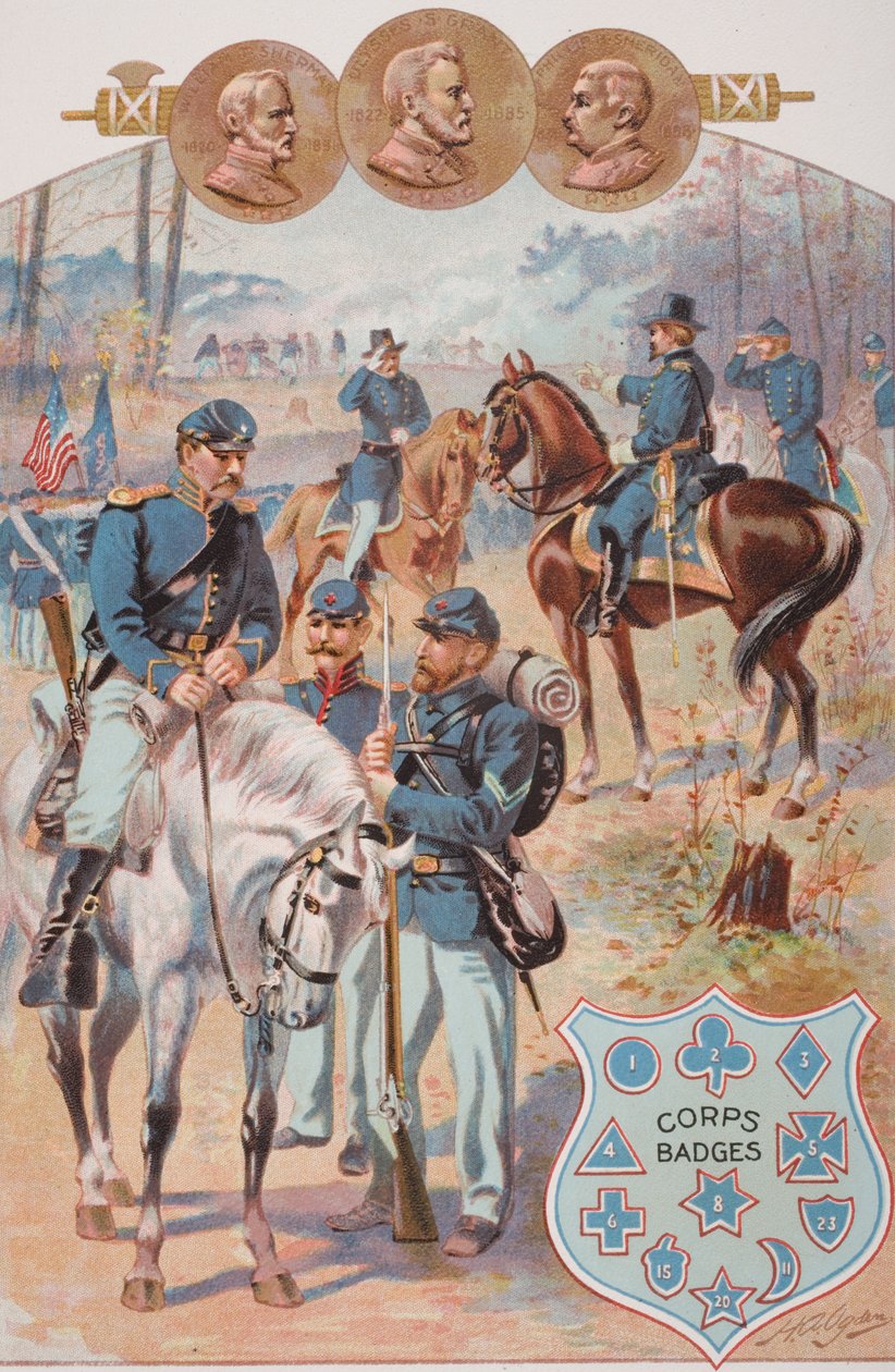 美国内战期间的联邦制服（1861-65） 作者 亨利·亚历山大·奥格登