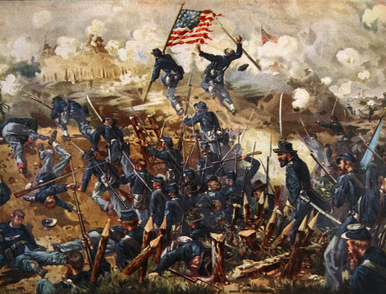 1863年5月18日至7月4日，维克斯堡围城; 作者 亨利·亚历山大·奥格登