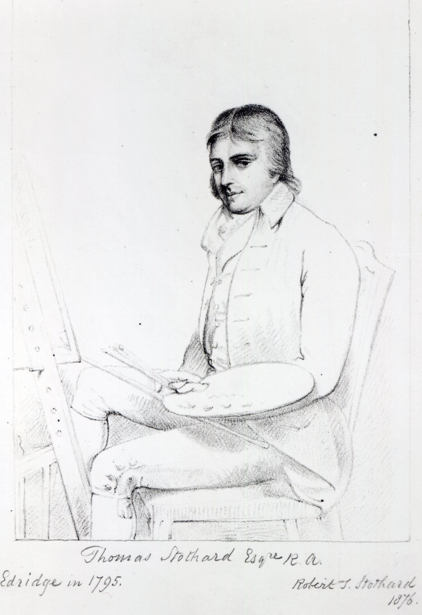 Thomas Stothard Esq。 RA，由Robert J. Stothard雕刻，1876年 作者 亨利·埃德里奇