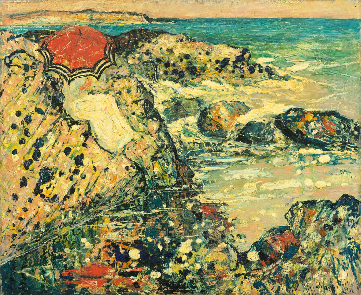 泡沫斑点，c.1911-12（木材上的油） 作者 亨利·戈尔登·迪尔斯