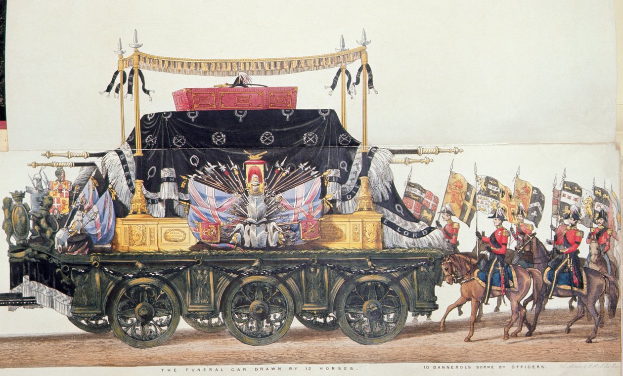 1853年惠灵顿公爵的葬礼车 作者 乔治·奥古斯都·萨拉