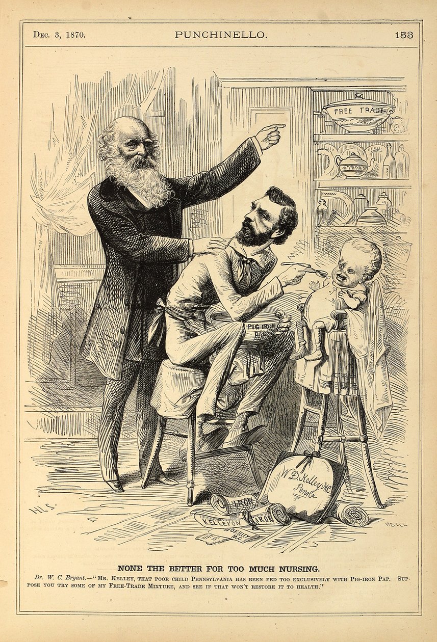 没有更好的太多护理，由乔治韦维尔，1870年木雕刻 作者 亨利·路易斯·斯蒂芬斯