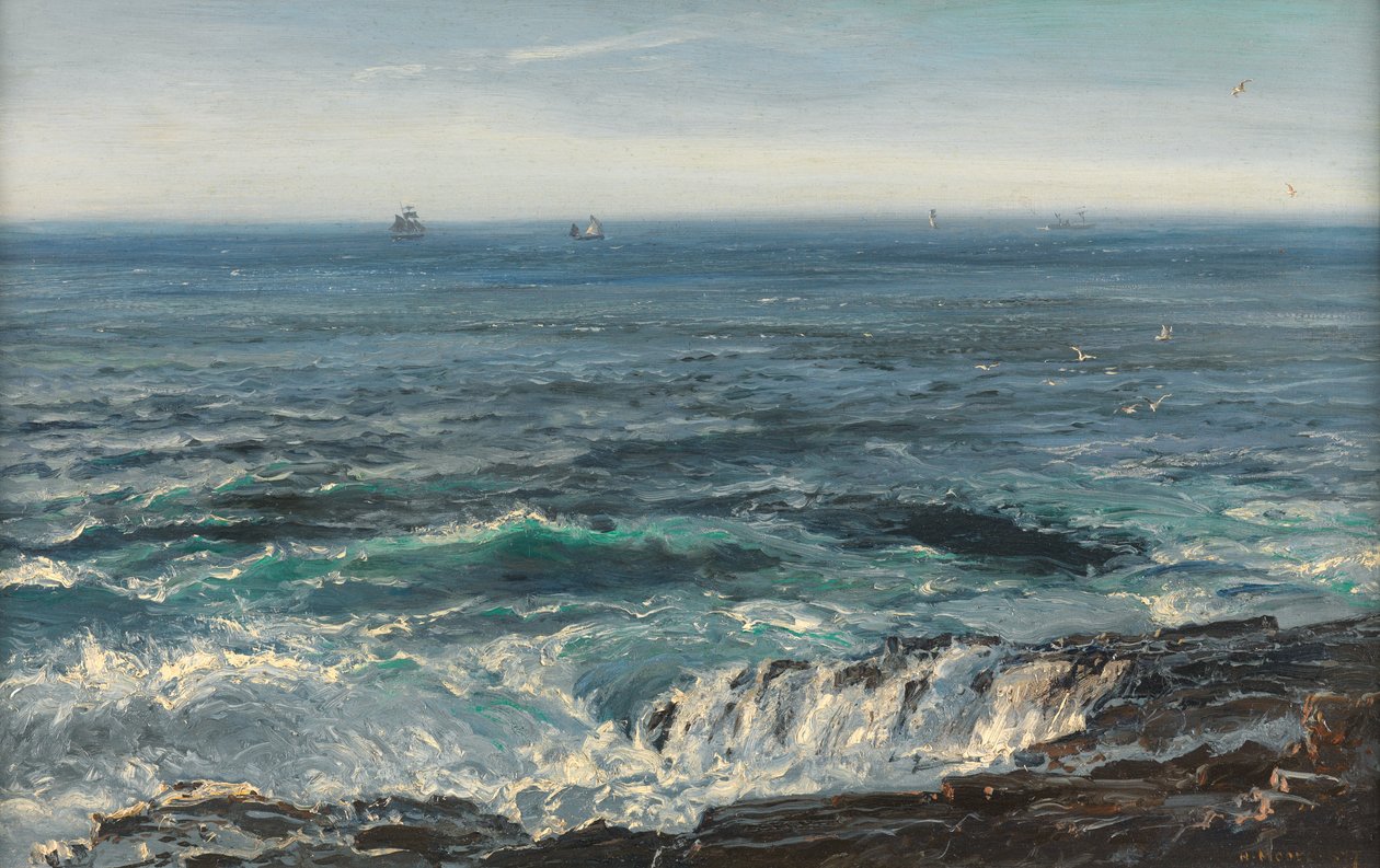 海景，1877年 作者 亨利摩尔