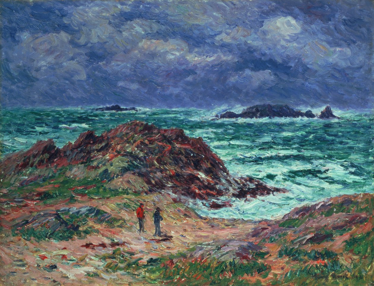 一个Squall，Finistere，1911年 作者 亨利莫雷特