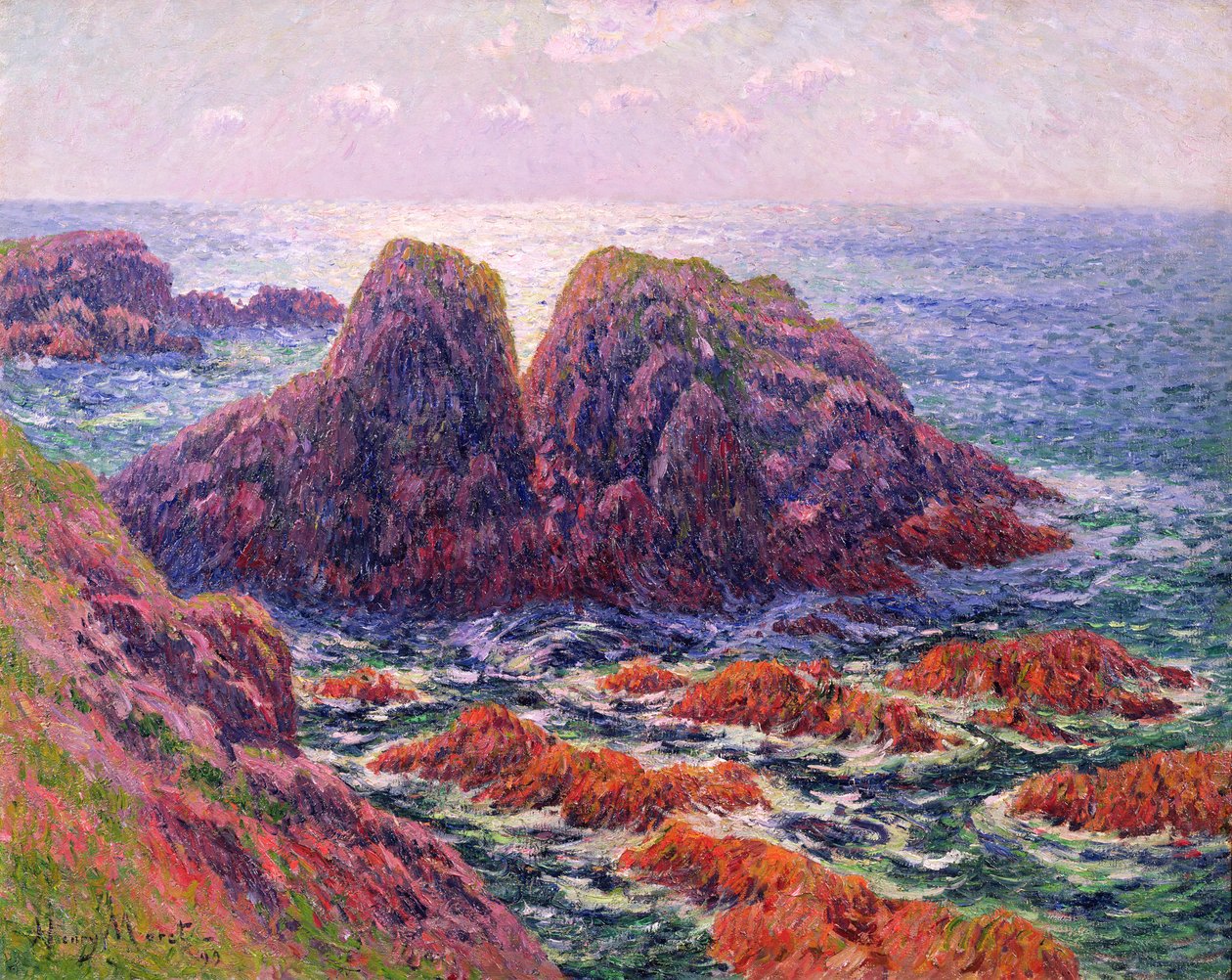 Finistere的海，1899年 作者 亨利莫雷特