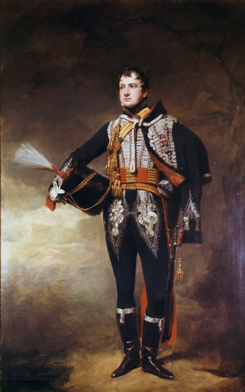 中尉John James Douglas（1792-1836）c.1819 作者 亨利·雷本