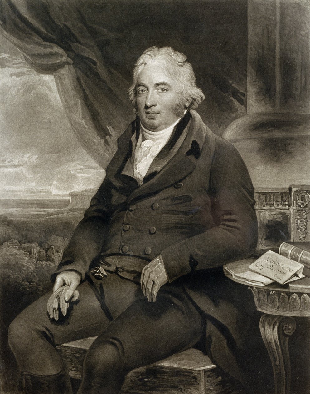 J. Fuller Esq，MP，由C. Turner雕刻，1808年（mezzotint） 作者 亨利·辛格尔顿