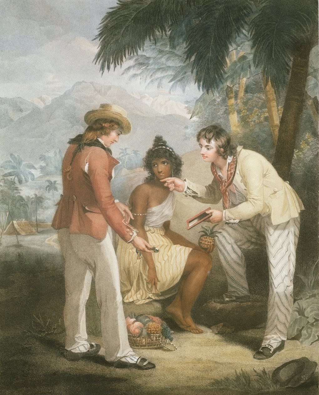 印度的稀缺，镌刻和酒吧。查尔斯奈特（1743-c.1826），1794（点画雕刻）（125540对） 作者 亨利·辛格尔顿