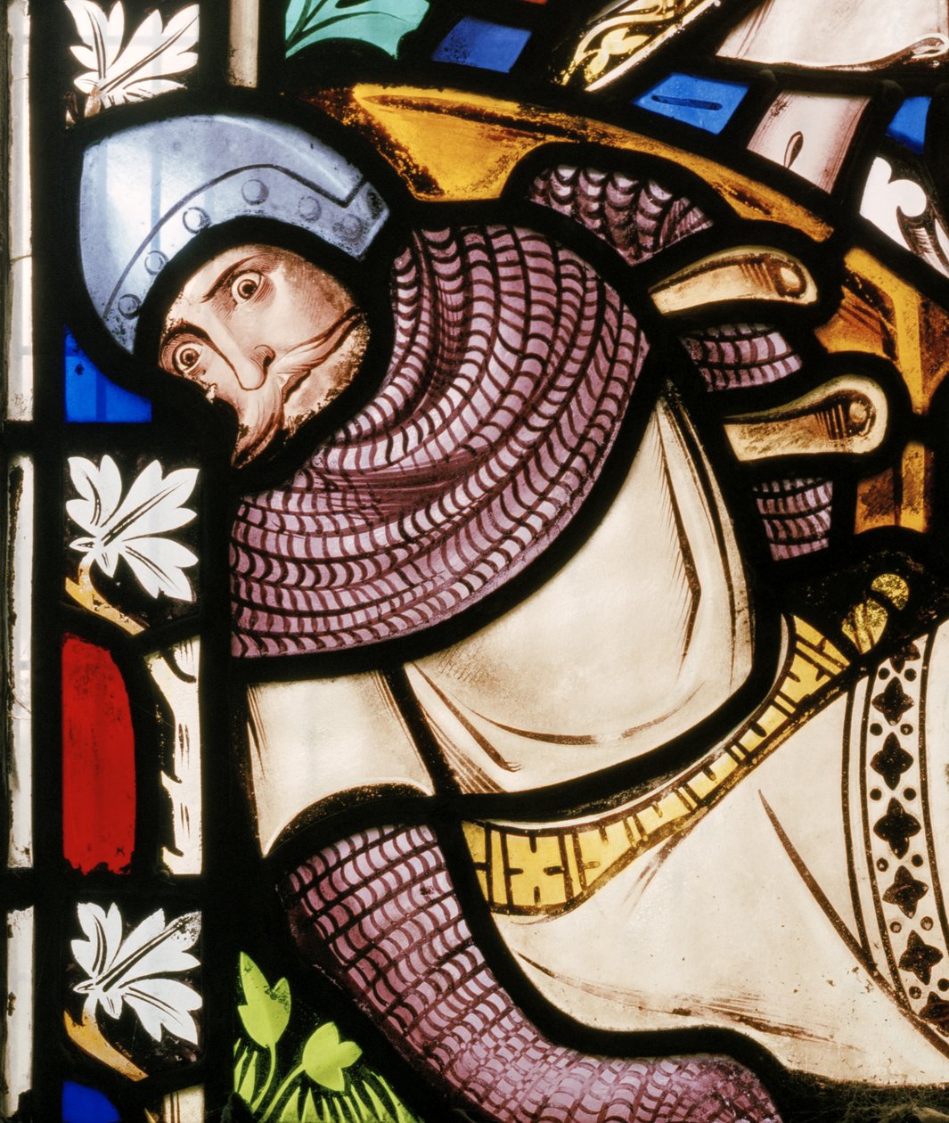 Moreton In Marsh，St David，East Window detail，Lavers＆Barraud，Henry Stacy Marks，The Resurrection，1858 作者 亨利·史黛西·马克斯